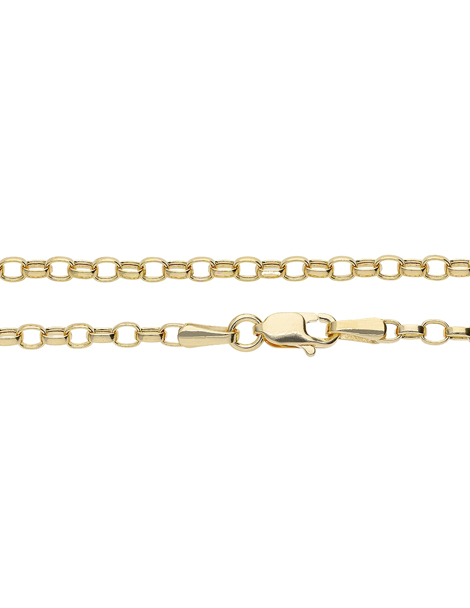 Pulsera de oro amarillo 10 k Clasicas acabado pulido 4