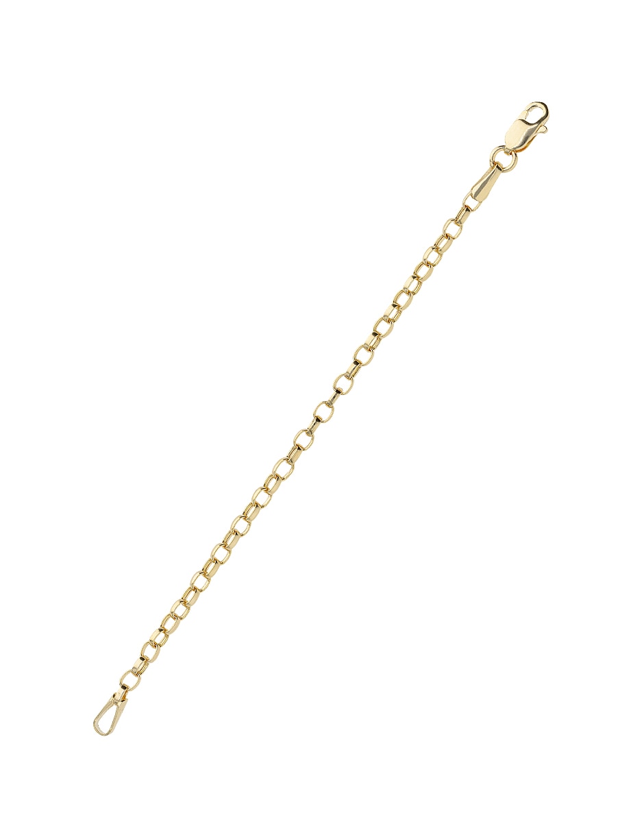 Pulsera de oro amarillo 10 k Clasicas acabado pulido 3