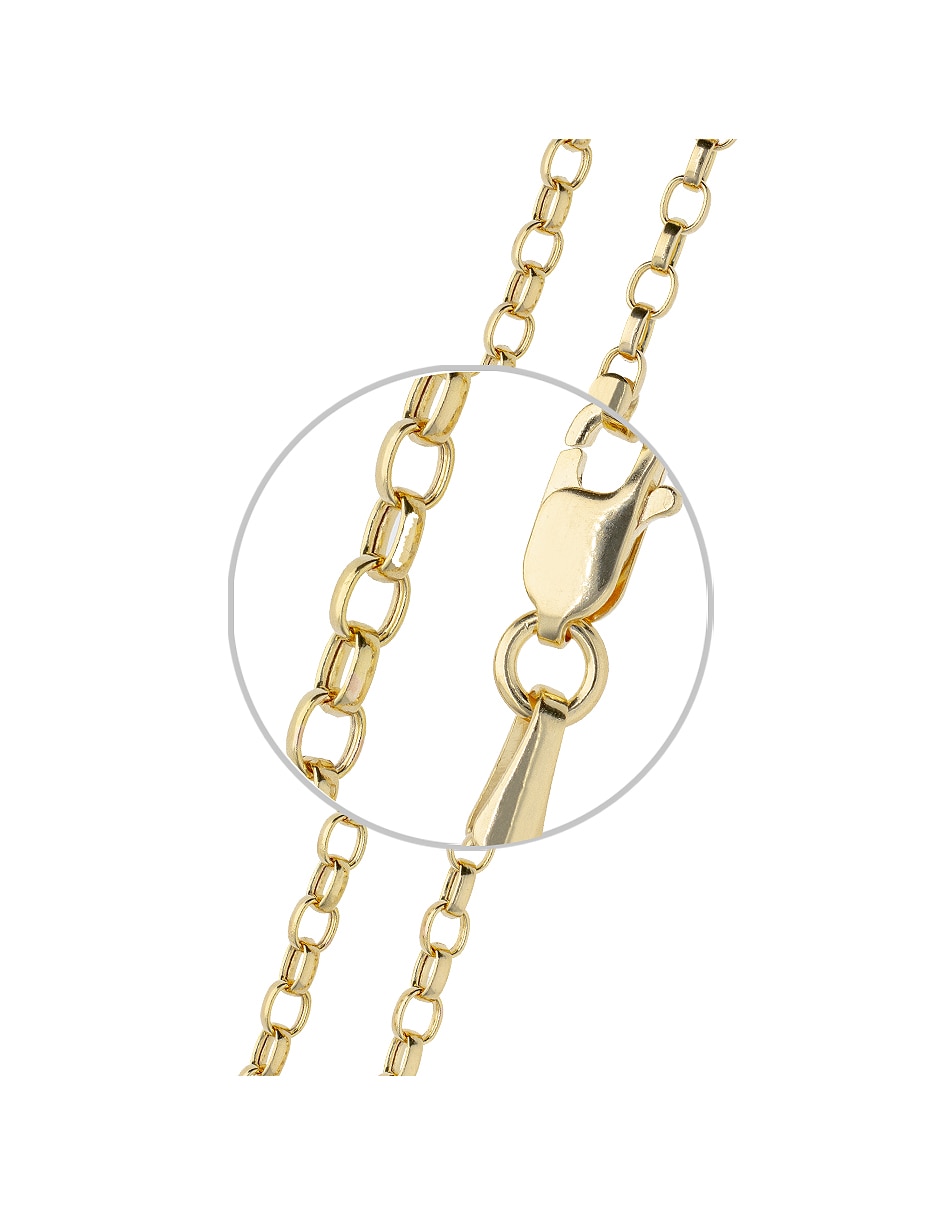 Pulsera de oro amarillo 10 k Clasicas acabado pulido 2