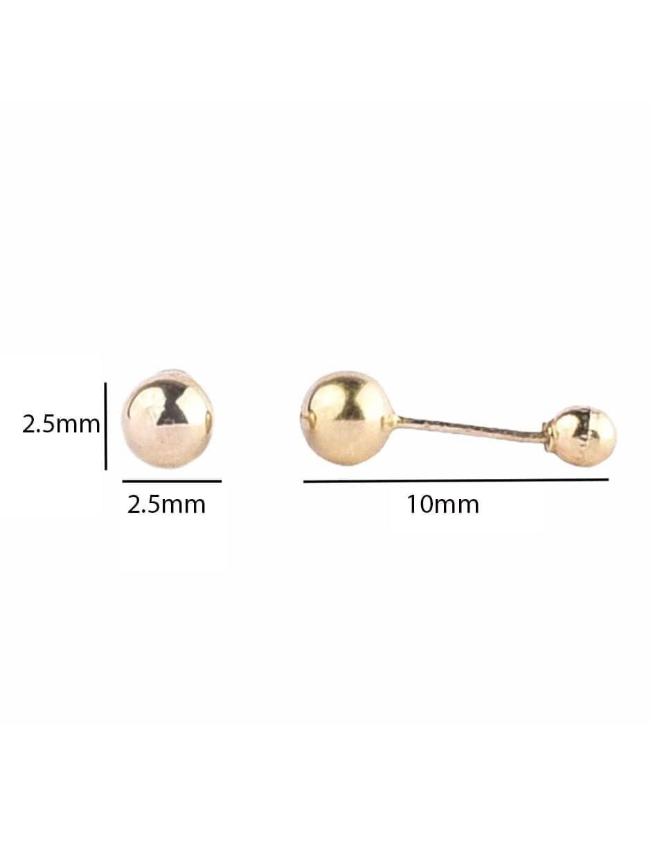 Broqueles de oro 18 K con acabado brillante 2