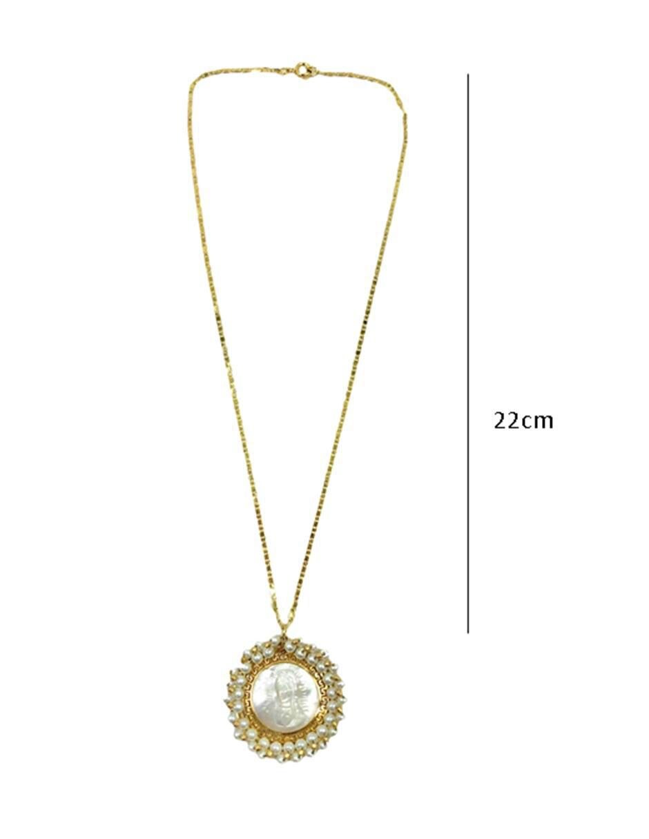 Collar con dije circular 3