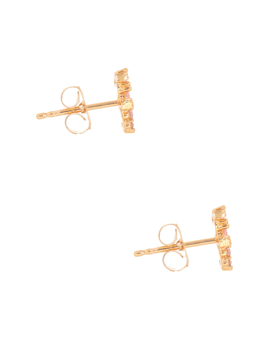 Broqueles con acabado pavé cristal 3
