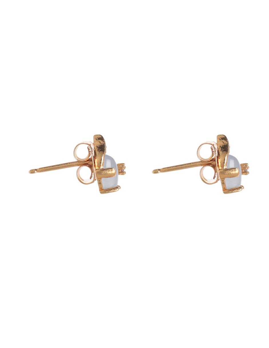 Broqueles de gota con acabado brillante cristal 3