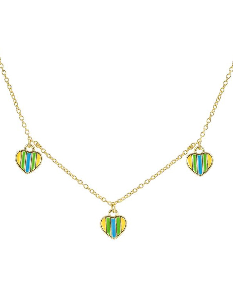 Collar con dije de corazón 1