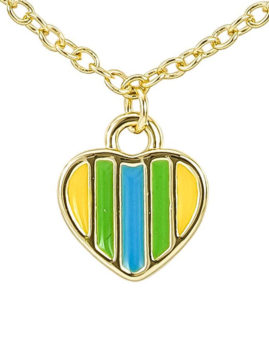 Collar con dije de corazón 2