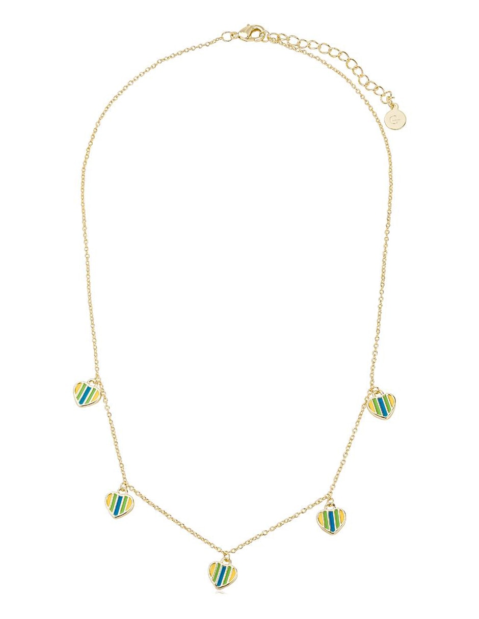 Collar con dije de corazón 3
