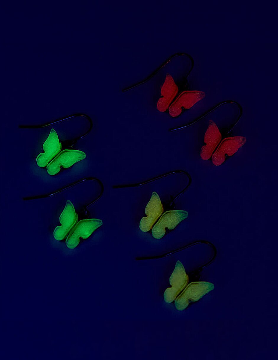 Set de aretes con acabado liso 2