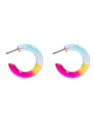 Aretes circulares con acabado mate Aretes circulares con acabado mate