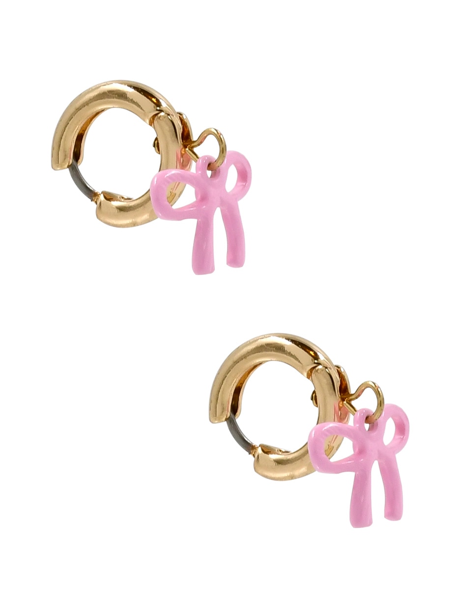 Aretes circulares con acabado brillante 2