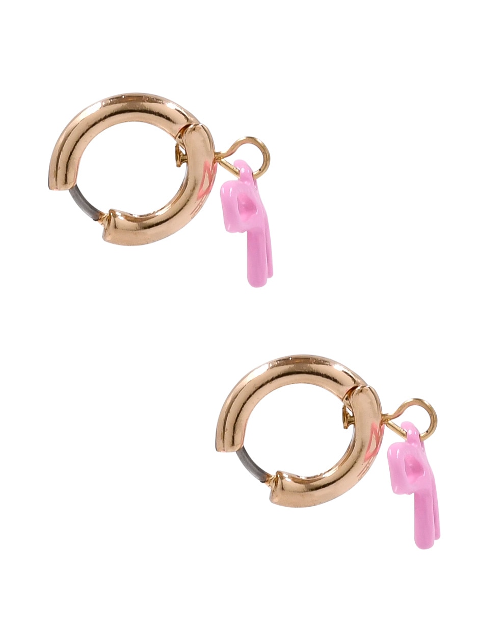 Aretes circulares con acabado brillante 3