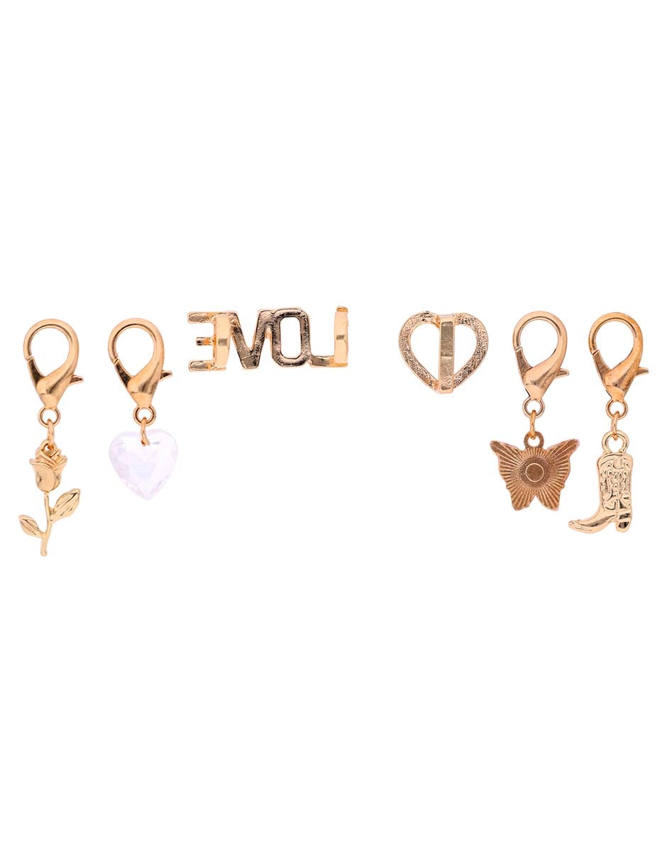 Aretes y pulsera de figura 5