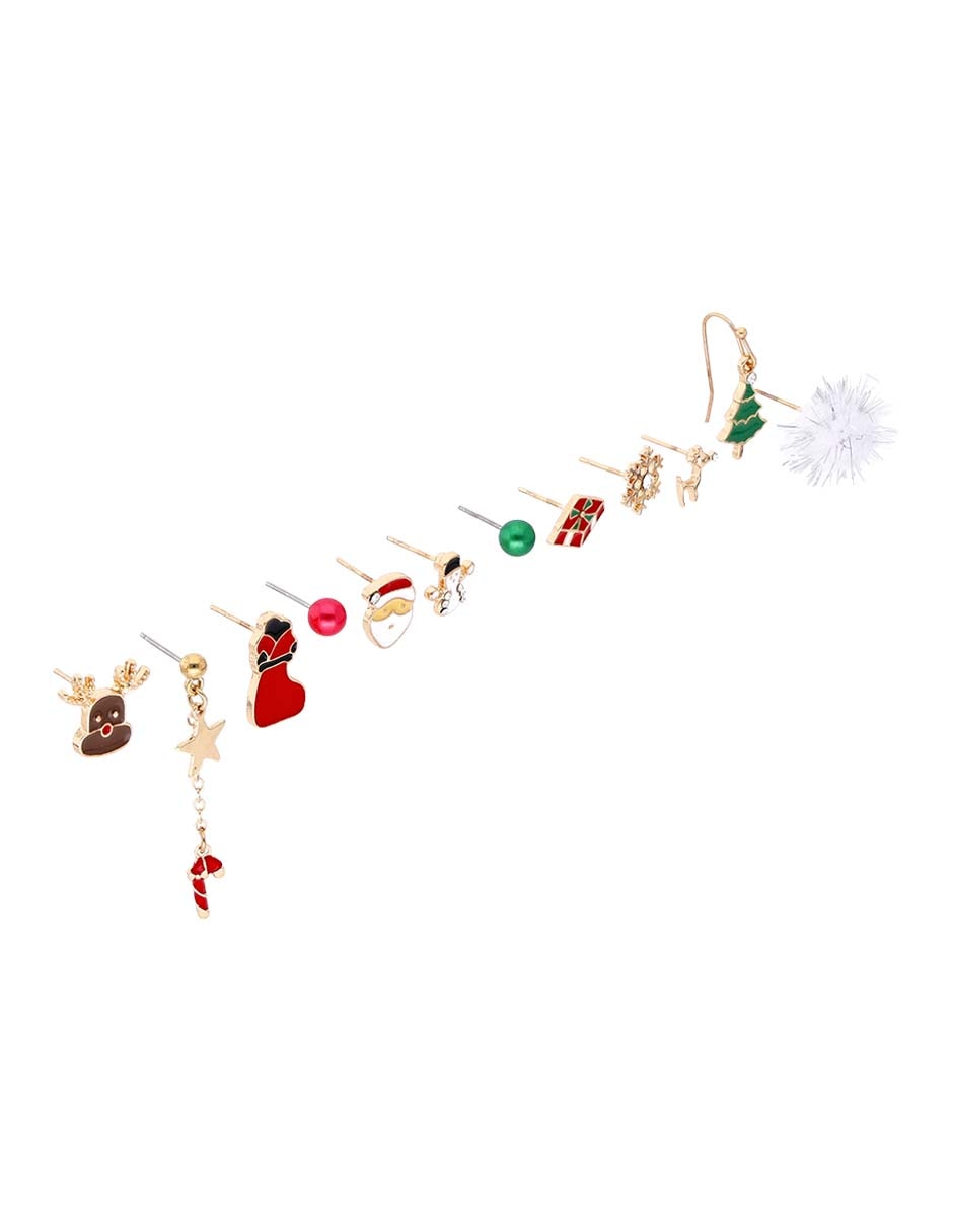 Set de aretes That'S It con acabado brillante