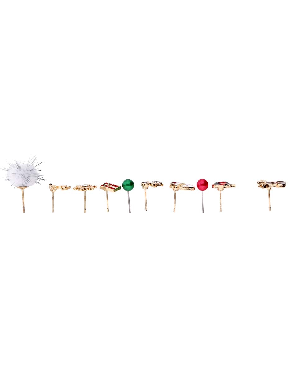Set de aretes That'S It con acabado brillante