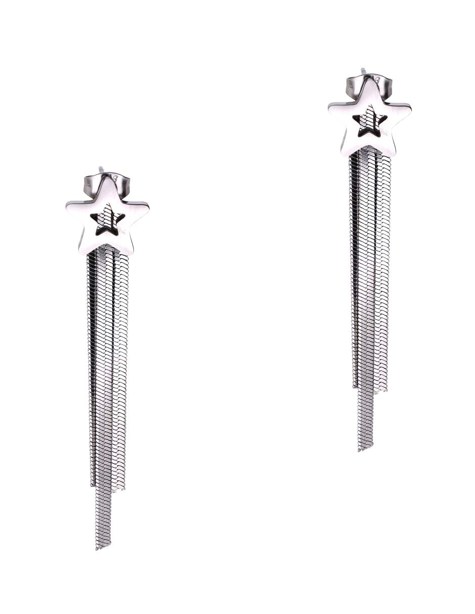 Aretes de estrella That'S It con acabado brillante