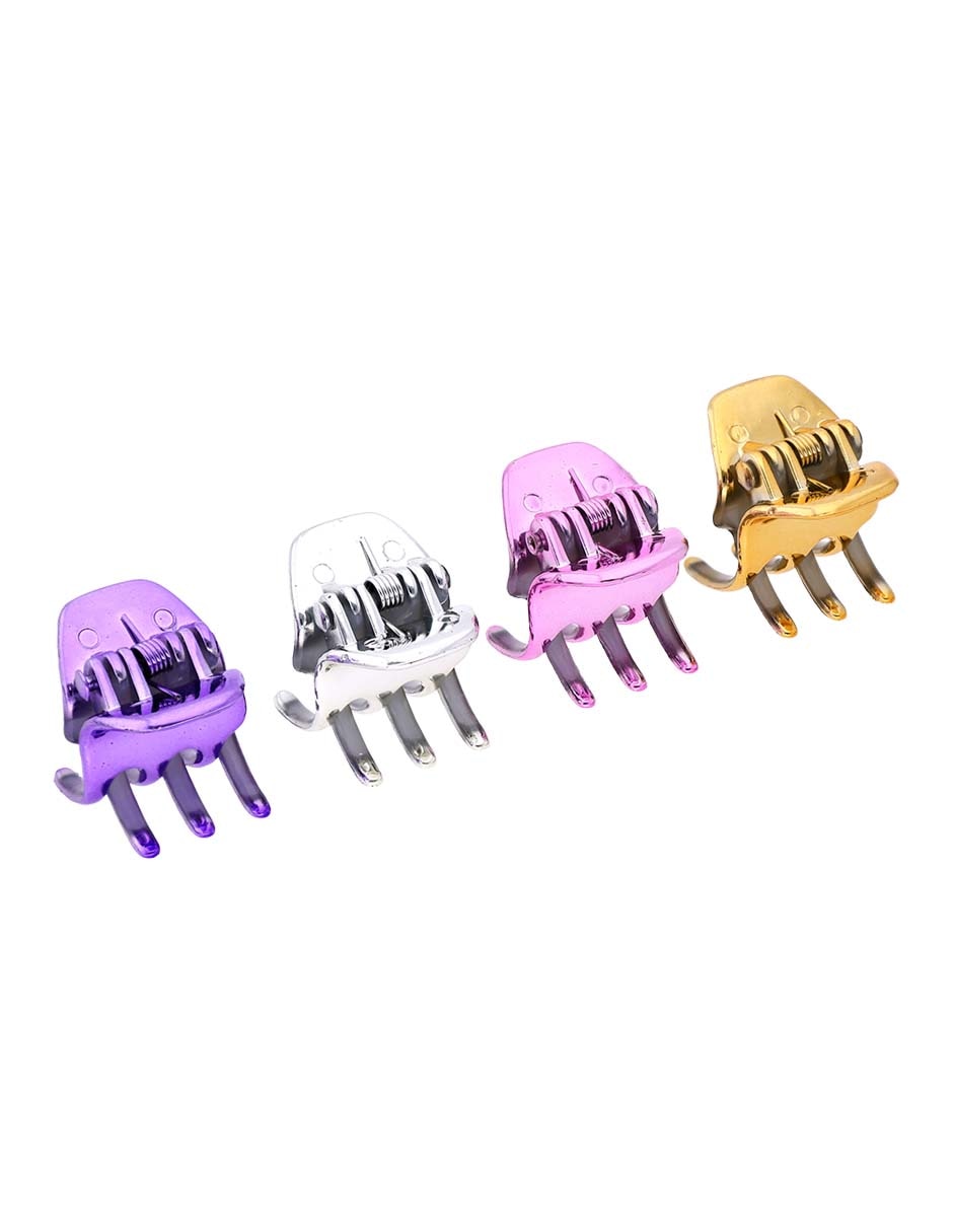 Set de pinzas para el cabello de plástico 6