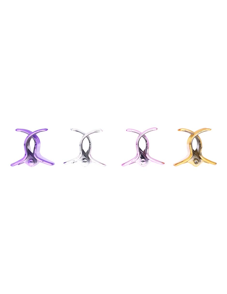 Set de pinzas para el cabello de plástico 7