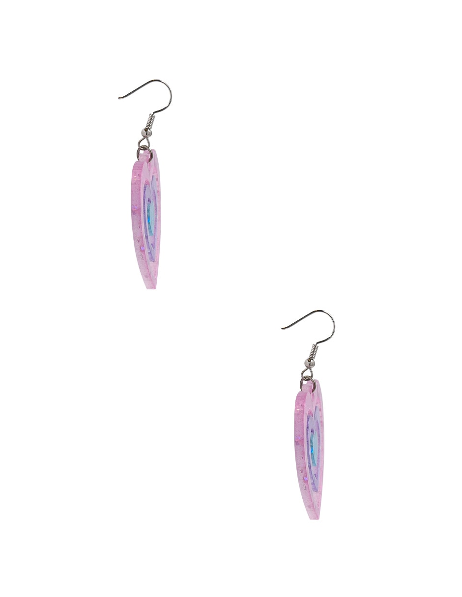 Aretes de corazón Claire´S con acabado brillante