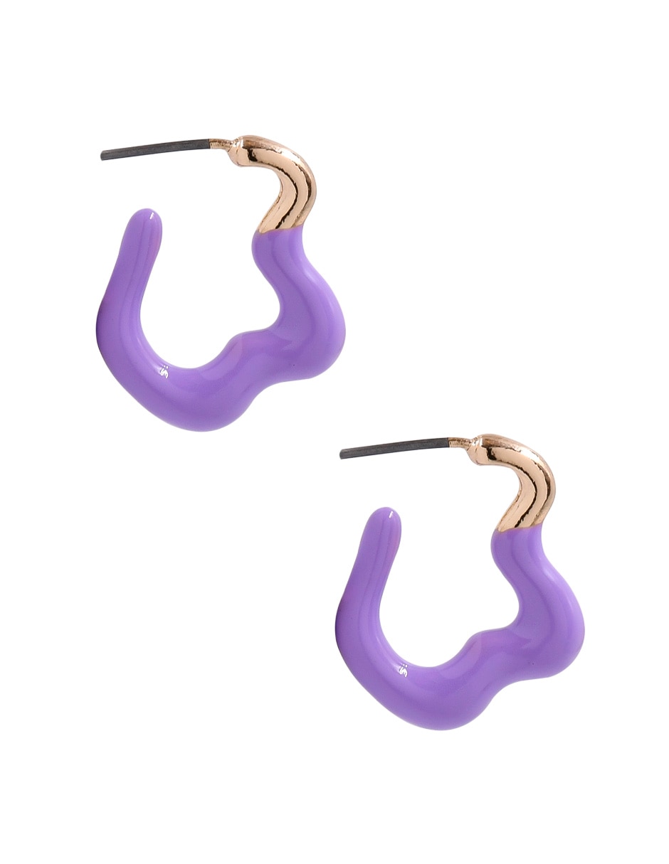 Aretes con acabado brillante 3