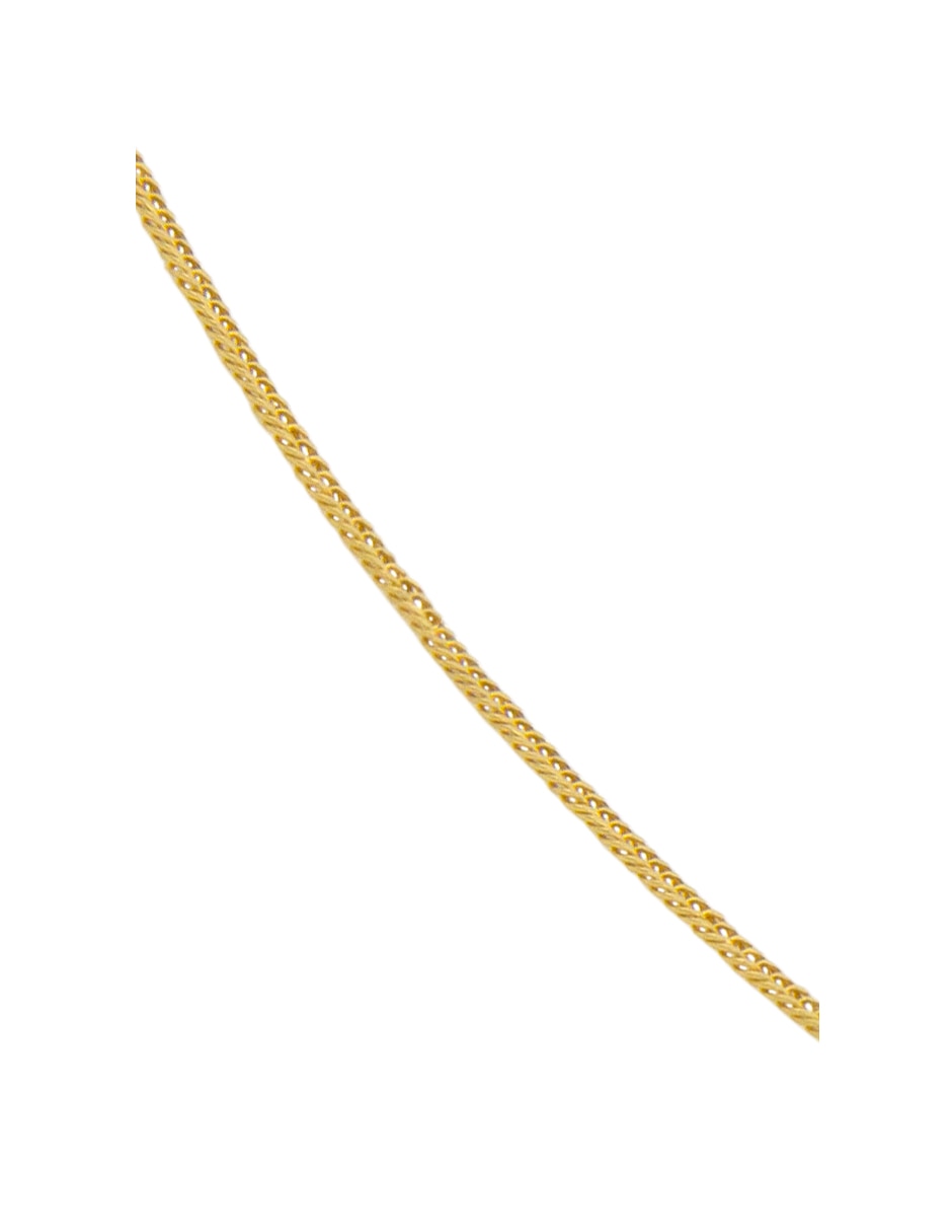Cadena roca de oro amarillo 14 k
