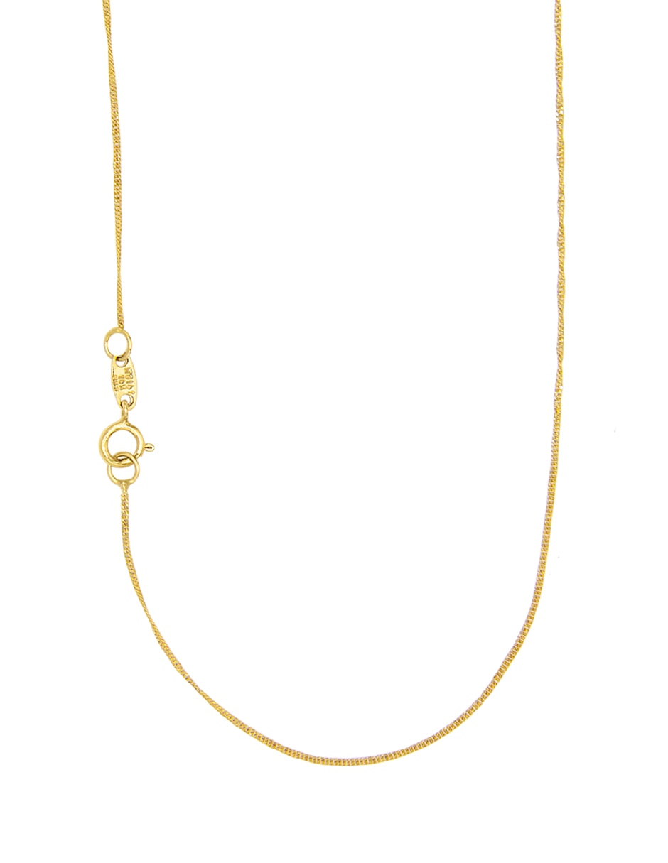 ROCA Cadena roca de oro amarillo 14 k