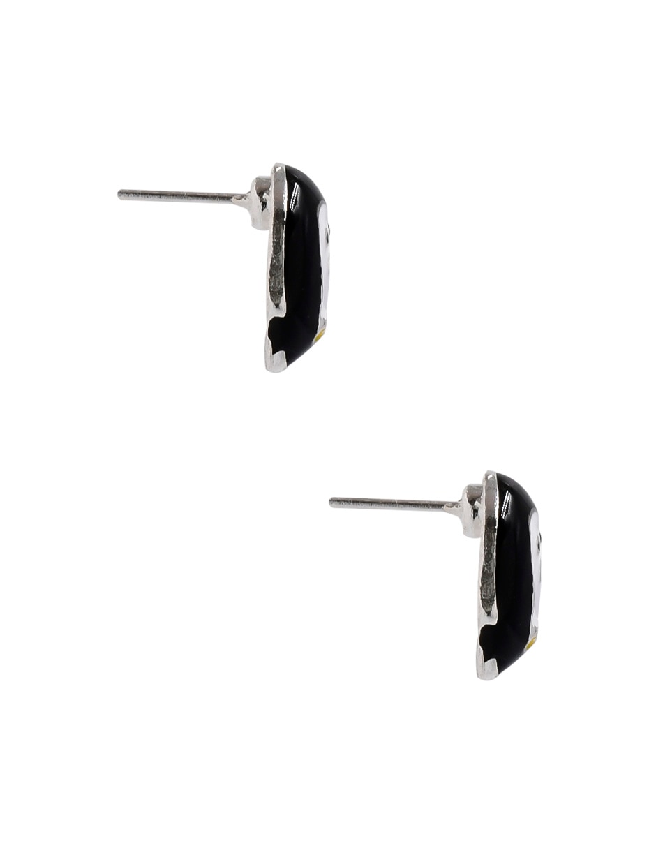 Aretes de pingüino con acabado mate 3