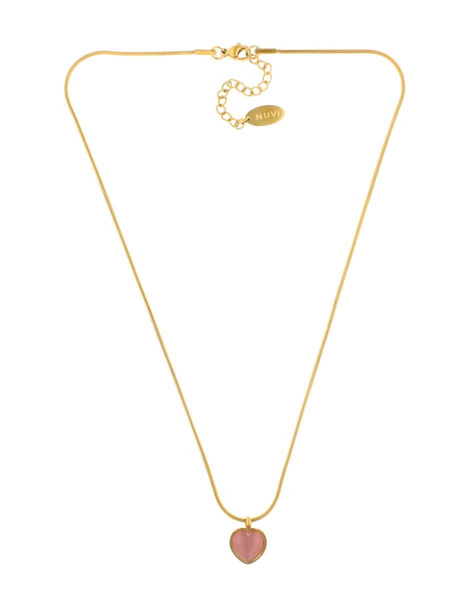 Collar con dije de corazón Nuvi