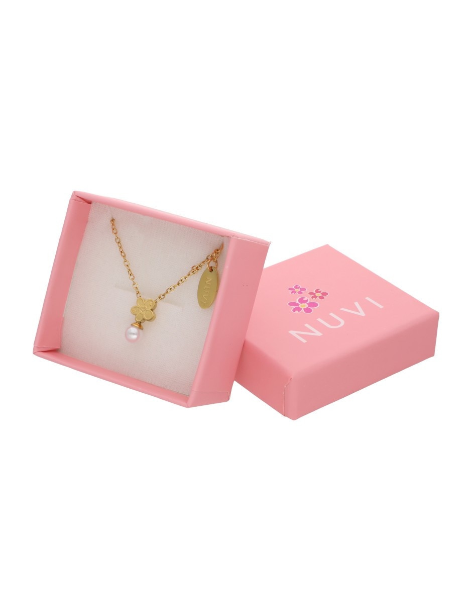 Collar con dije de flor 3