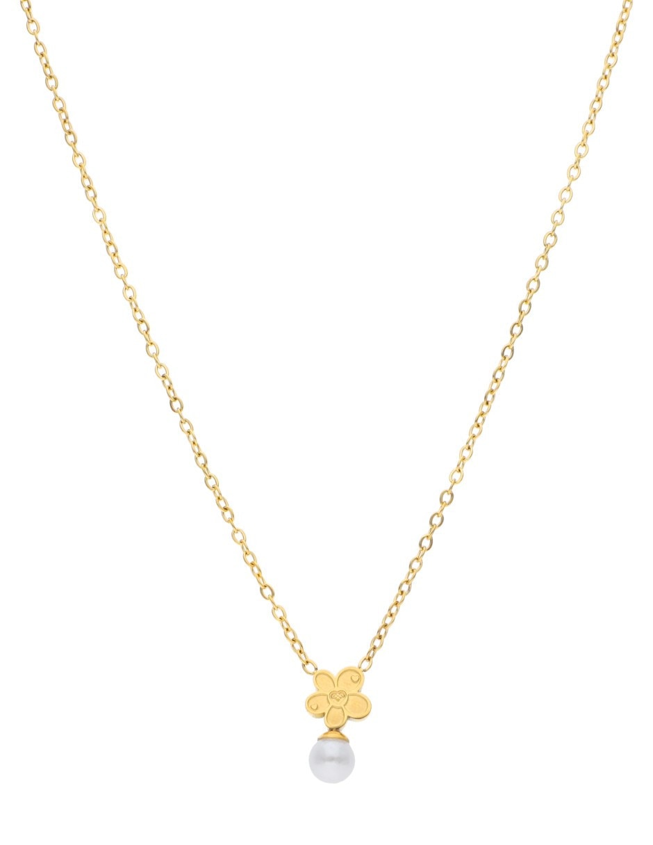 Collar con dije de flor 1