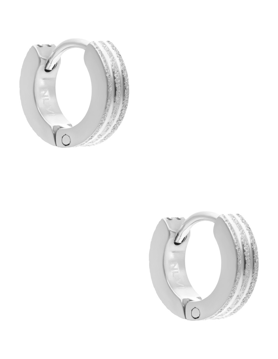 Aretes circulares con acabado brillante 2