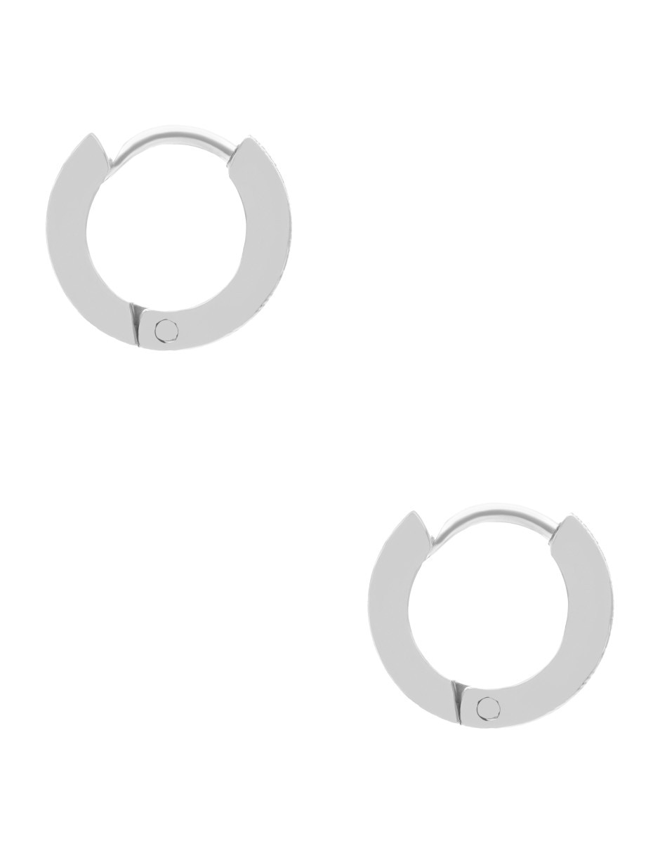 Aretes circulares con acabado brillante 3