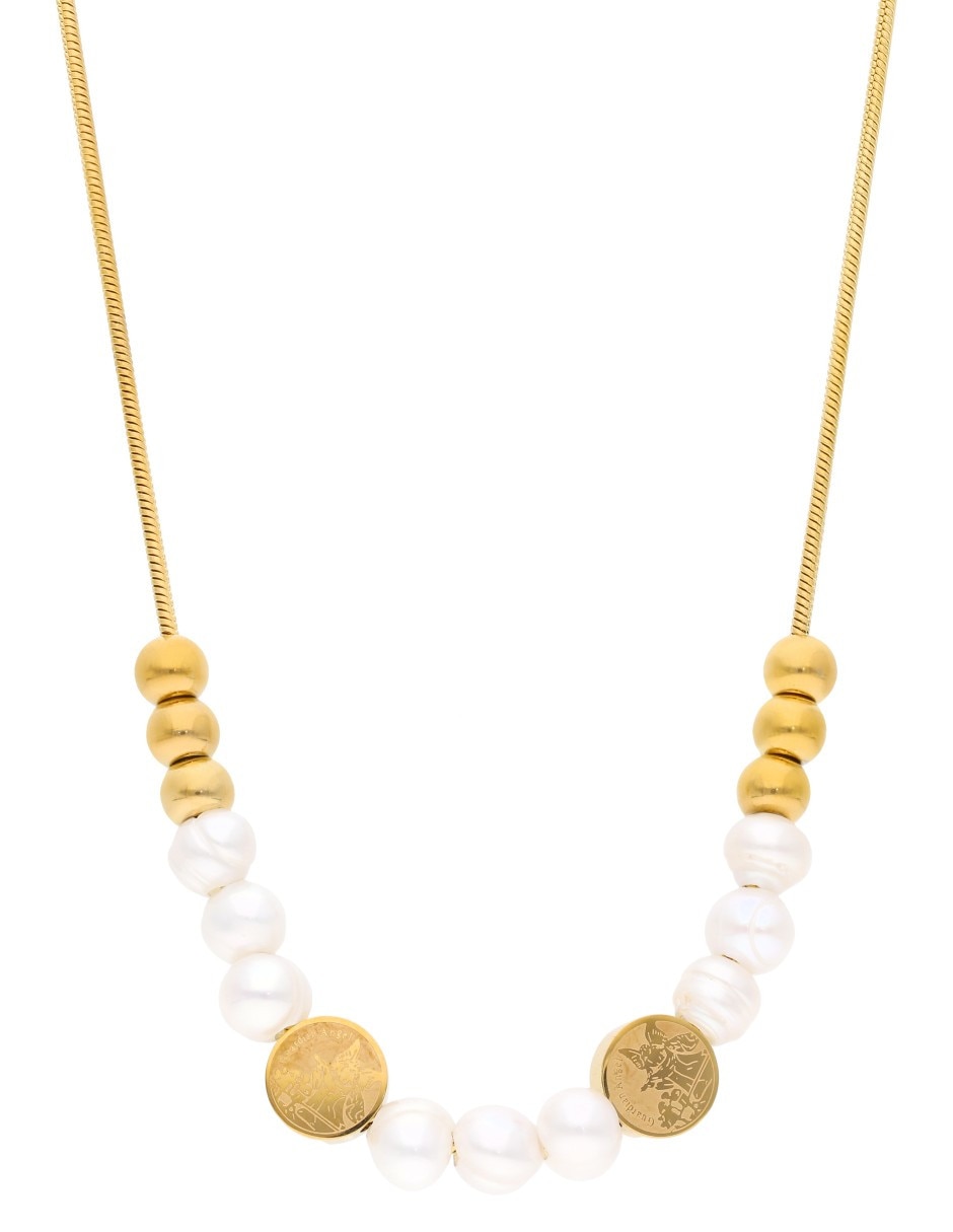 Collar con dije circular