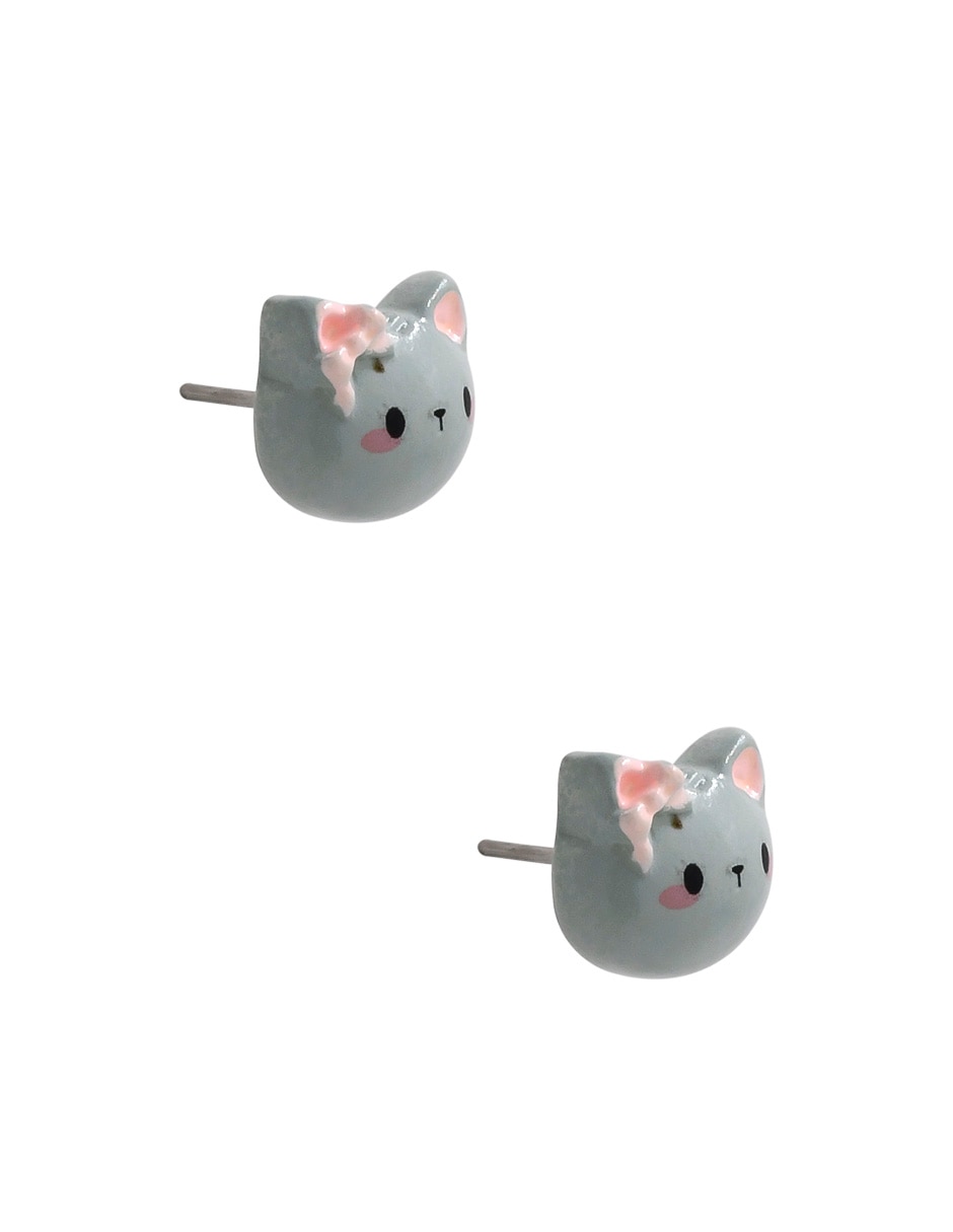 Aretes de gato claire«s con acabado mate