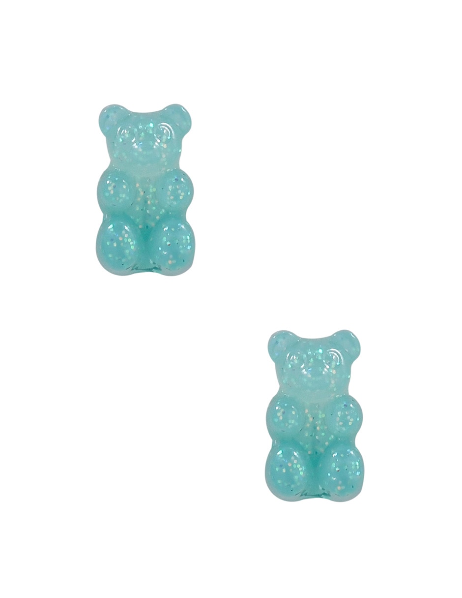 Aretes de oso con acabado brillante 1