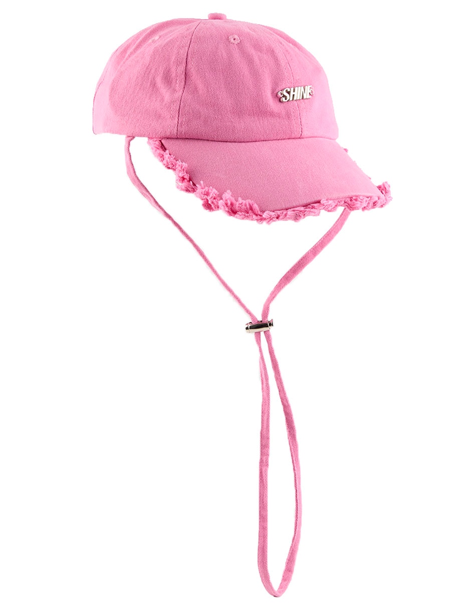 Grorra visera semicurva hebilla para niña 7