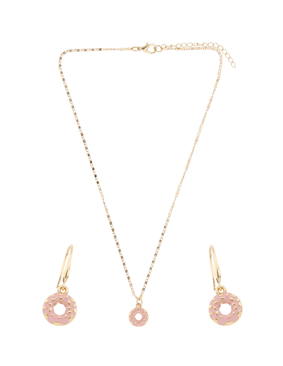 Set collar y aretes Piquenique