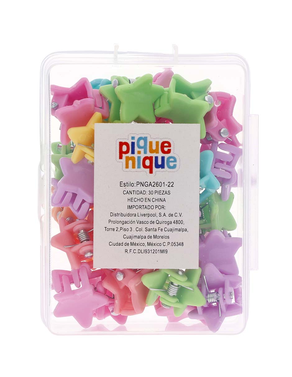 Set de pinzas para el cabello Piquenique