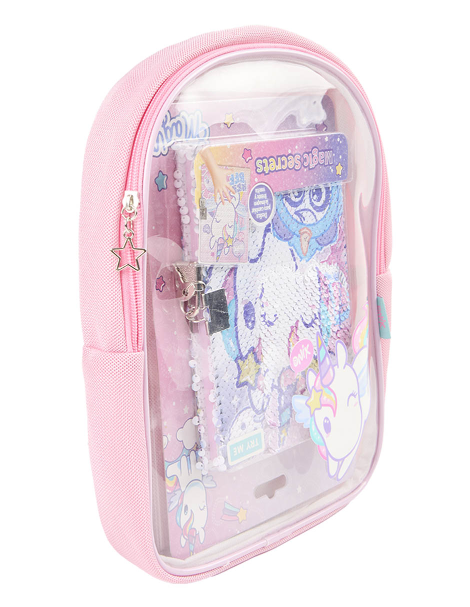 Mochila infantil unicornio para niña 2