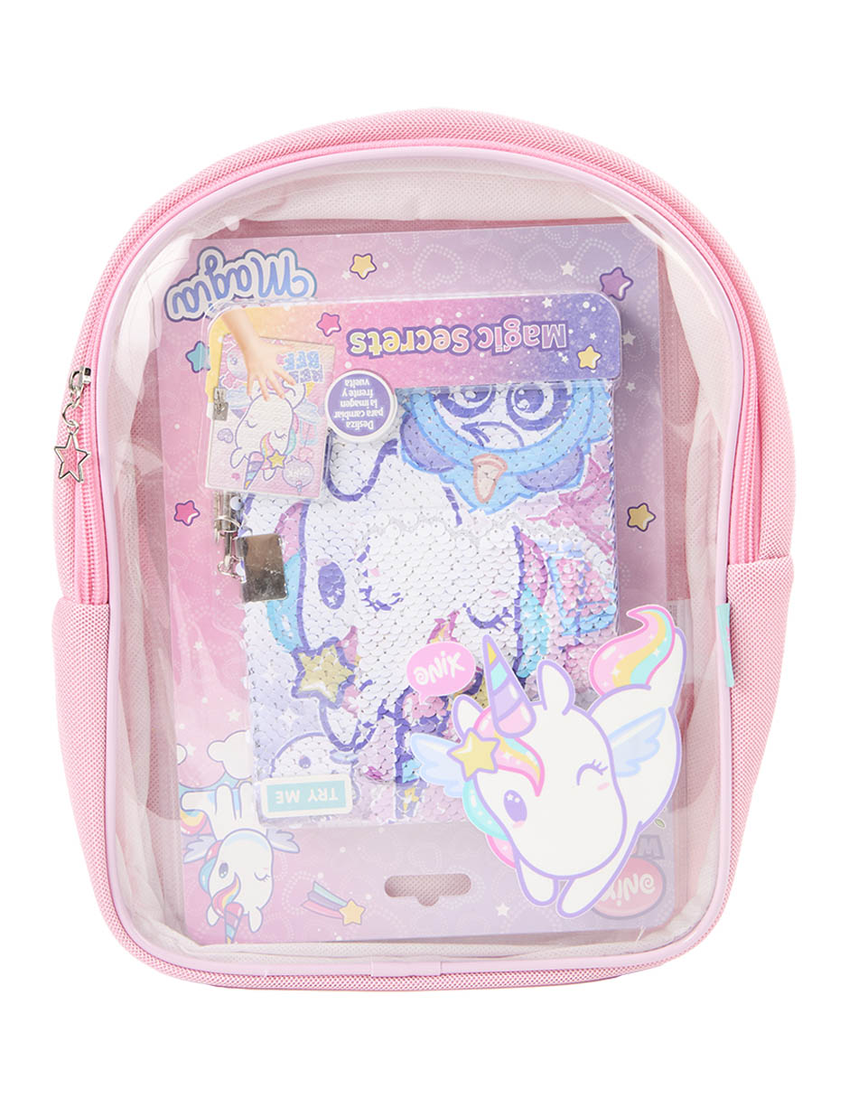 Mochila infantil unicornio para niña 1