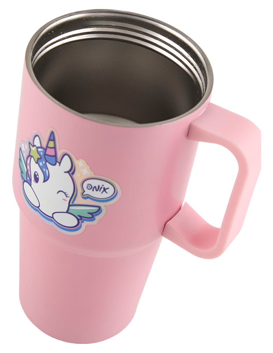 Vaso con tapa y popote 11