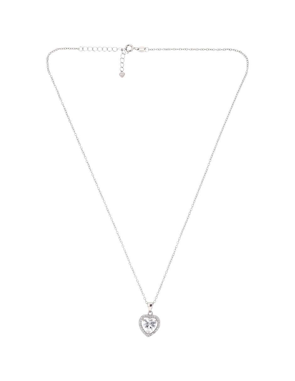 Cadena corazón de plata P 925 2