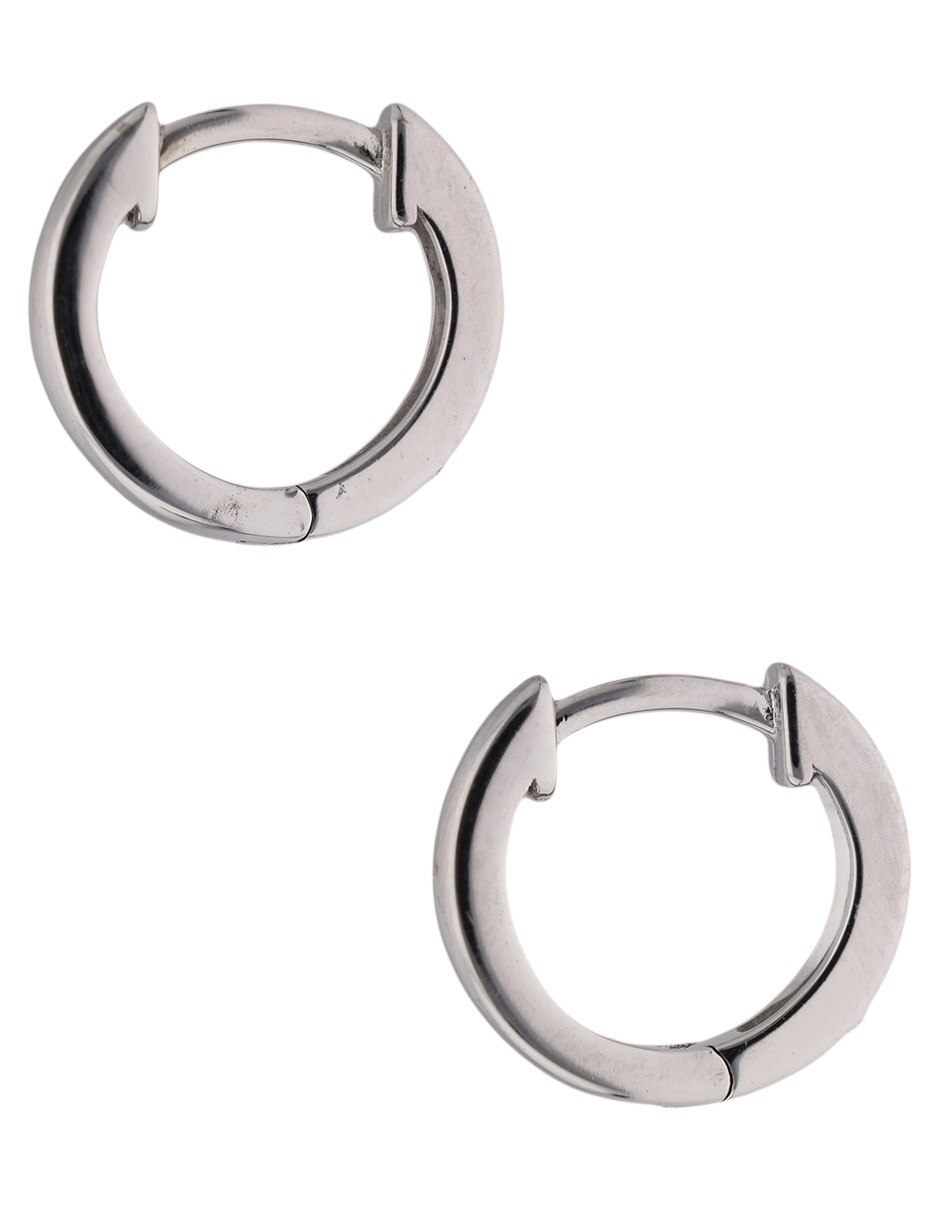 Aretes de plata P 925 con acabado pulido 3