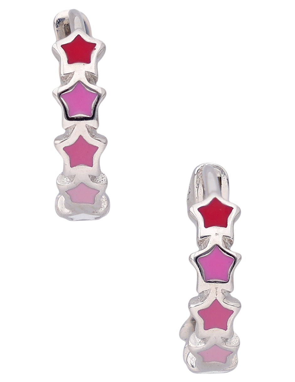 Aretes de plata P 925 con acabado pulido