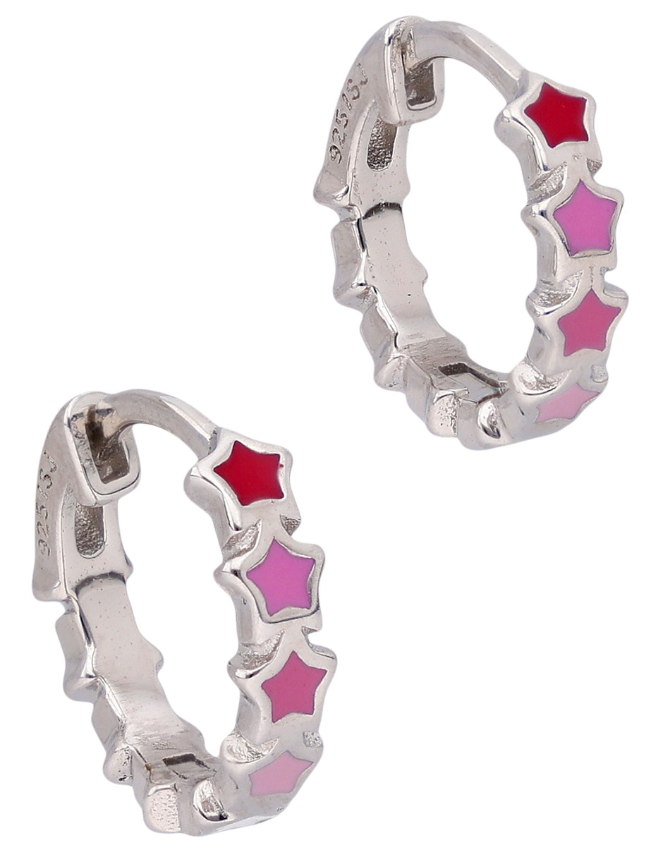 Aretes de plata P 925 con acabado pulido 2