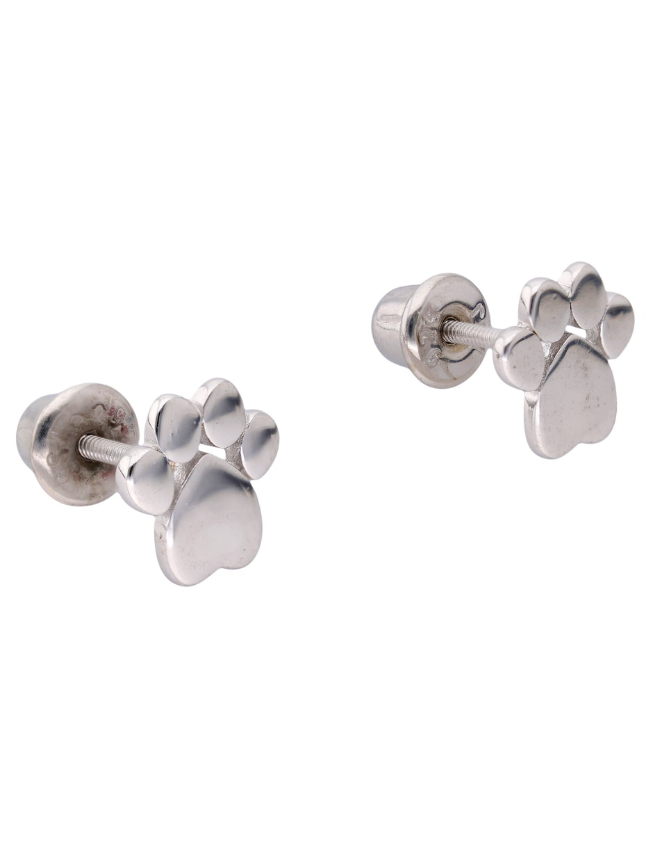 Aretes de plata P 925 con acabado pulido 2