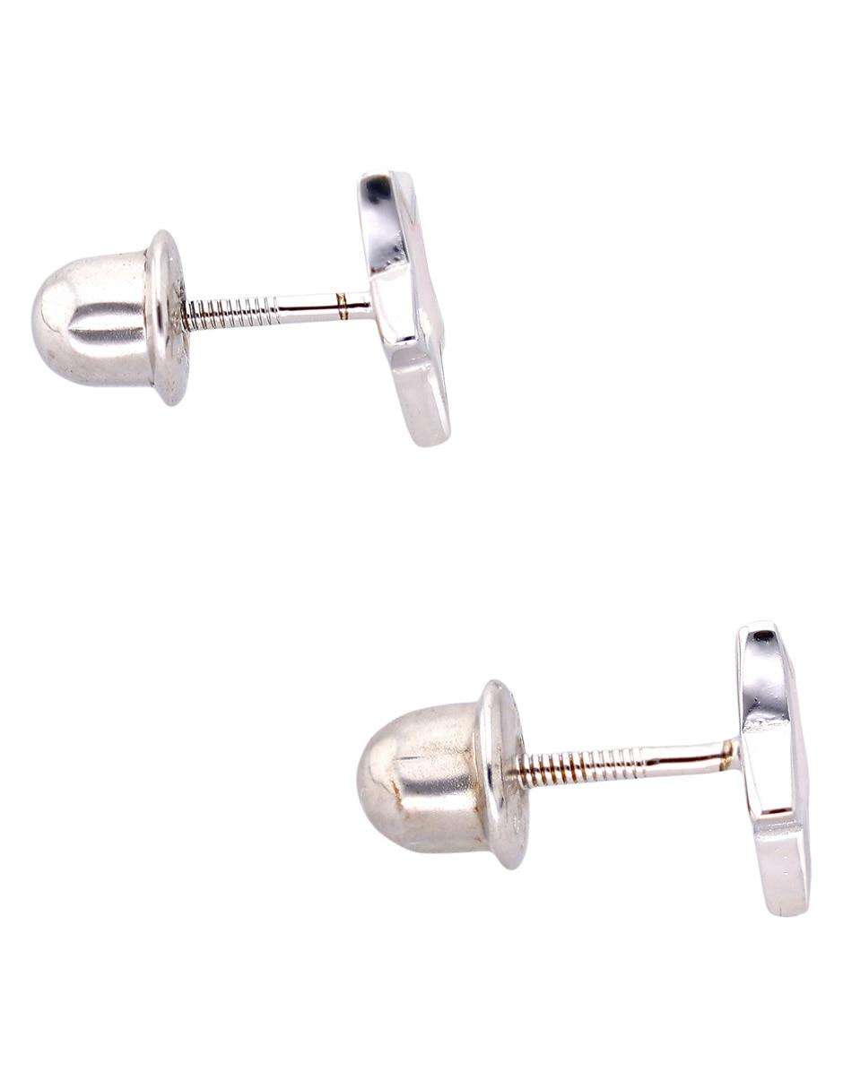 Aretes de estrella de plata P 925 con acabado pulido 3