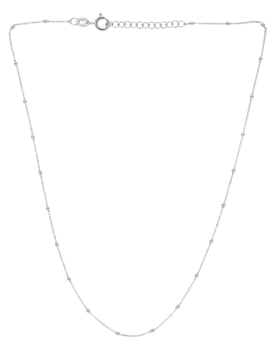 Cadena circular de plata P 925 2