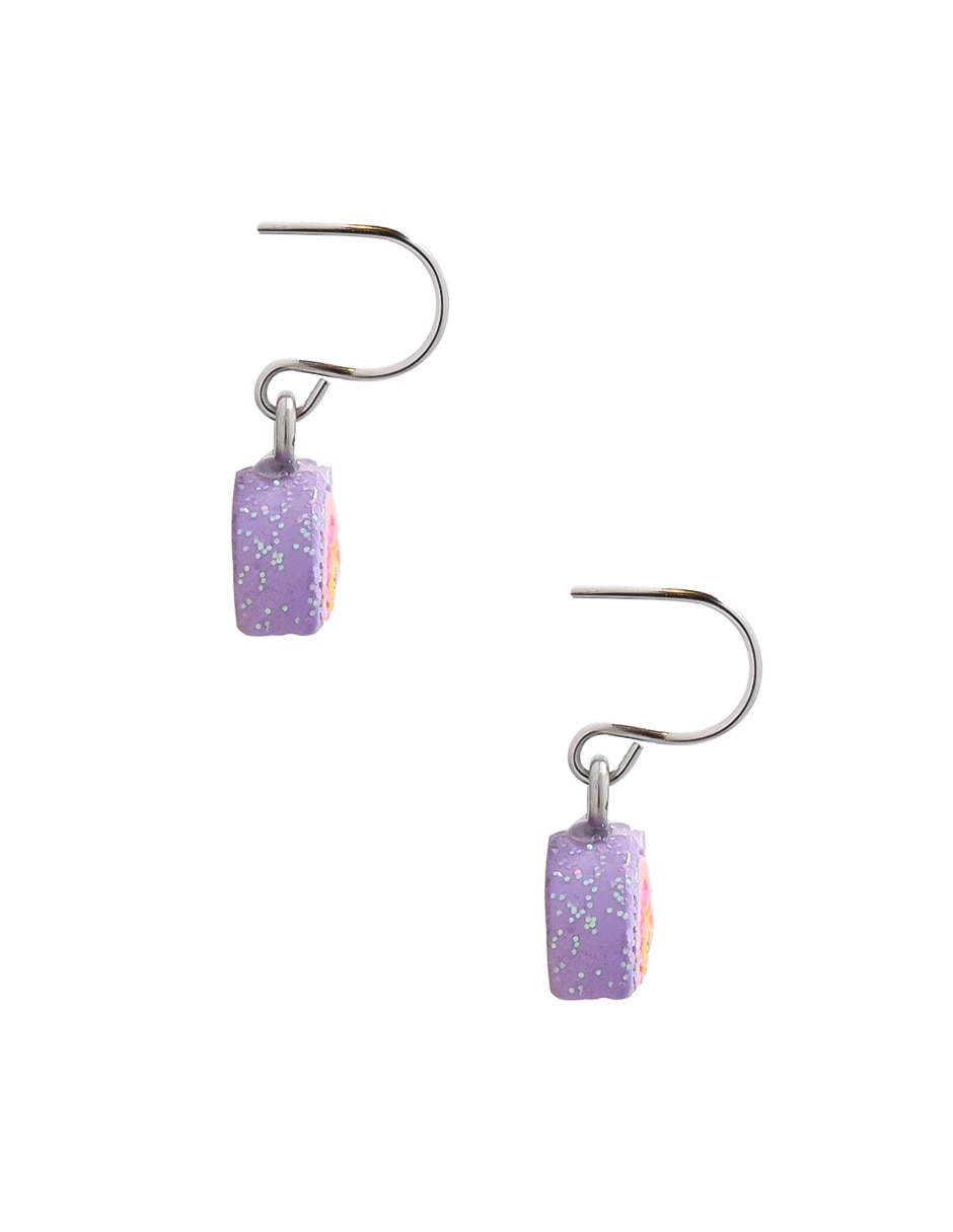 Aretes Claire's con acabado brillante