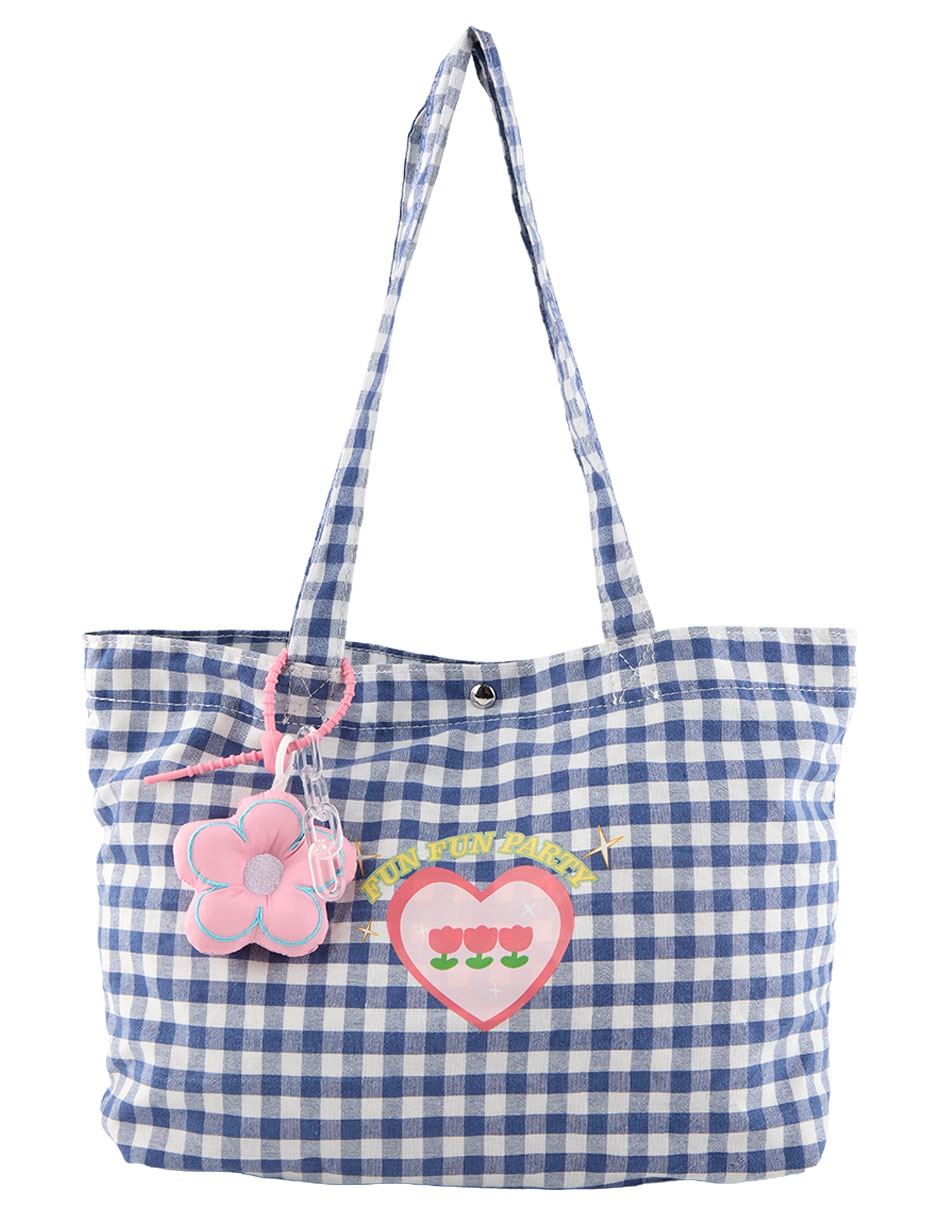 Bolsa shoulder Piquenique de algodón para niña