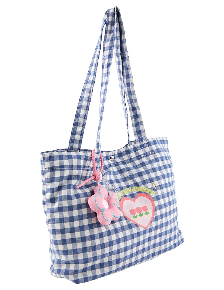 Bolsa shoulder Piquenique de algodón para niña