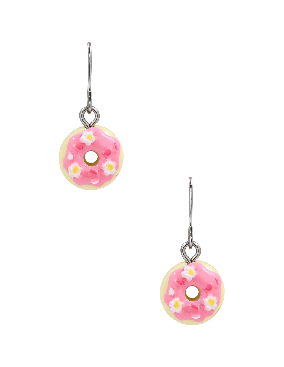 Aretes de dona con acabado brillante Aretes de dona con acabado brillante